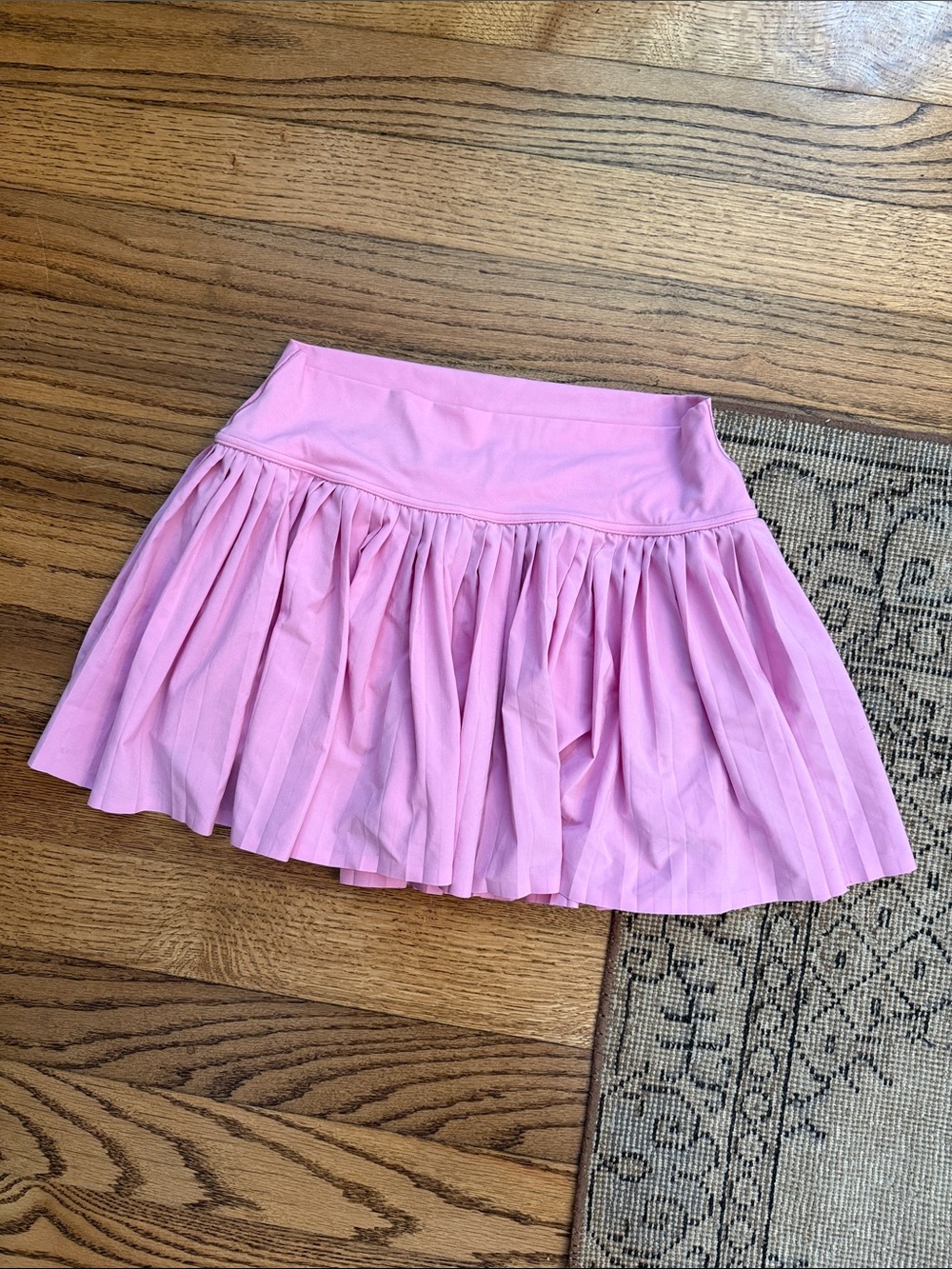 Aerie Offline Pink Pleated Mini Skort with Pockets